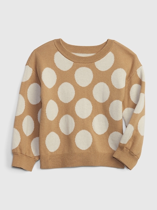 1 of 8 showing, with the color deerfield brown of product Toddler Printed Sweater