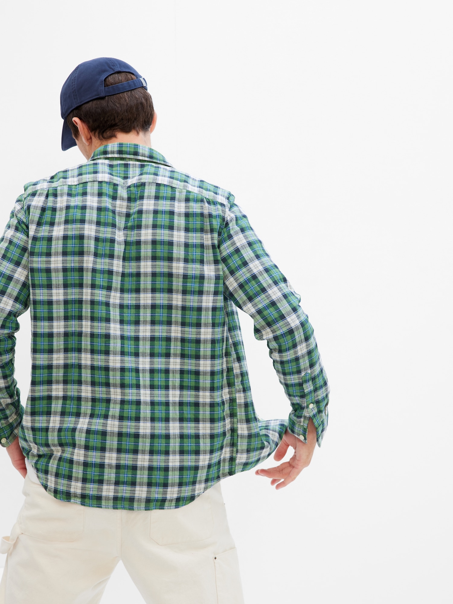 Doubleweave Plaid Shirt | Gap