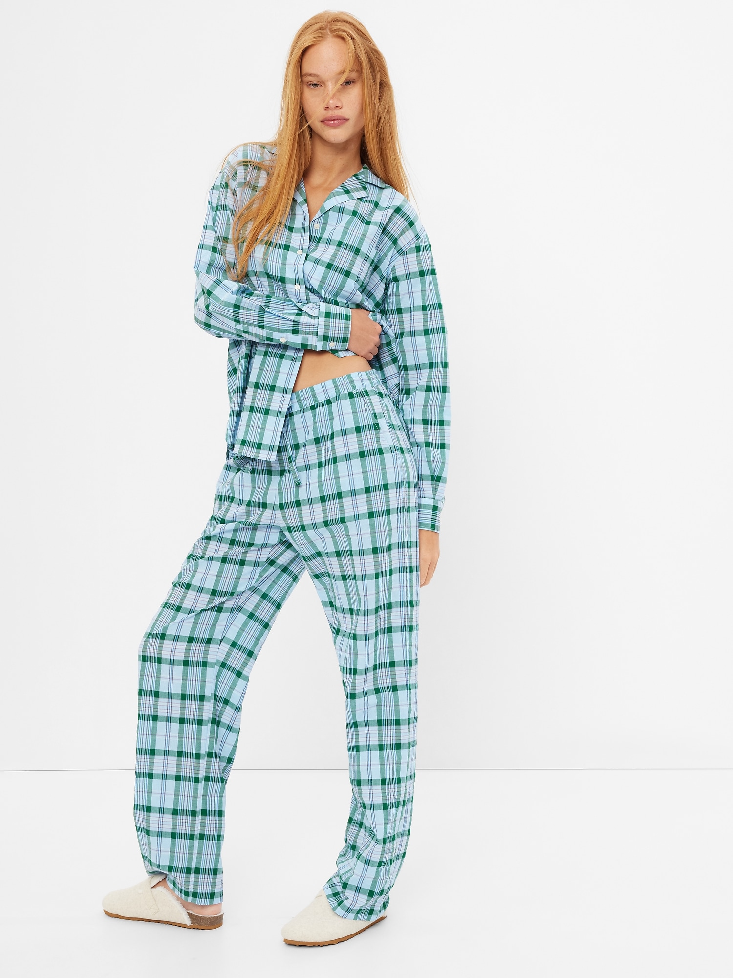 Plaid PJ Pants Gap
