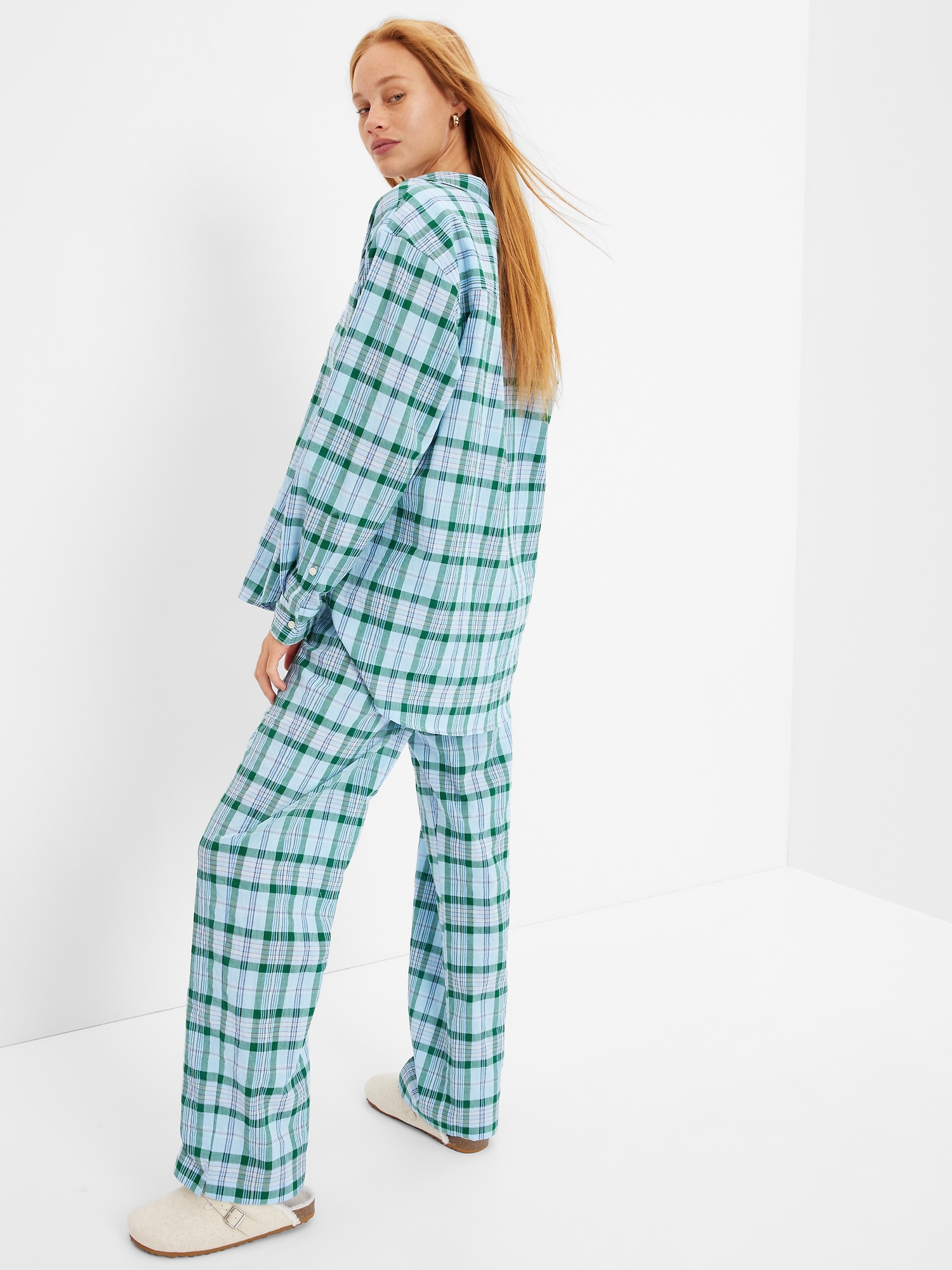 Plaid PJ Pants Gap