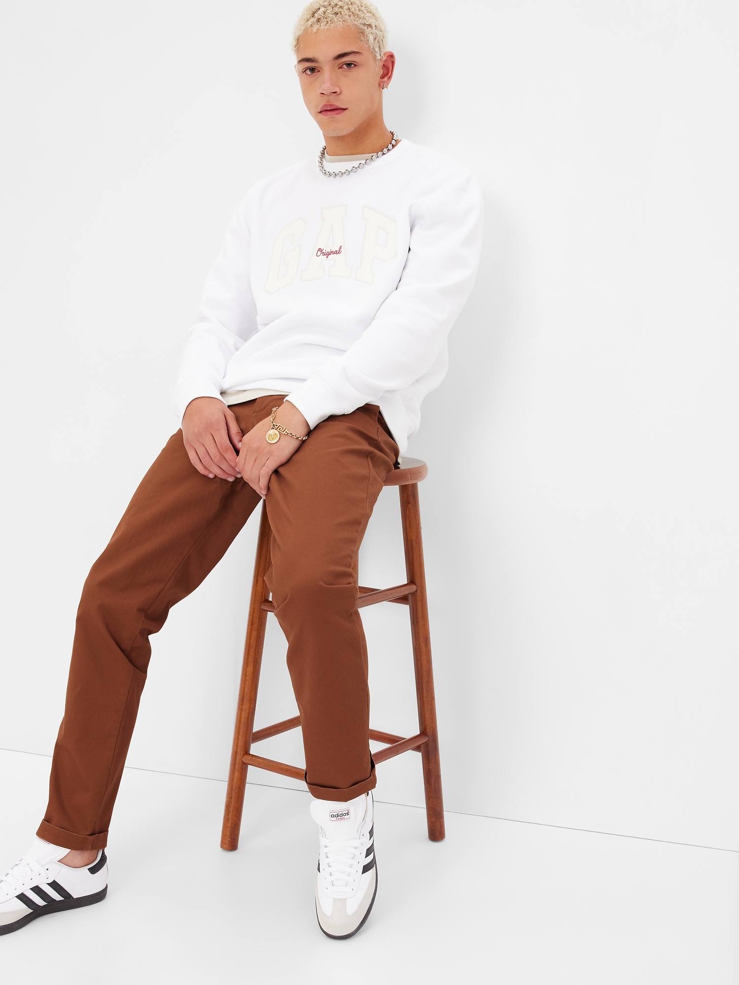 Modern Khakis in Slim Fit with GapFlex