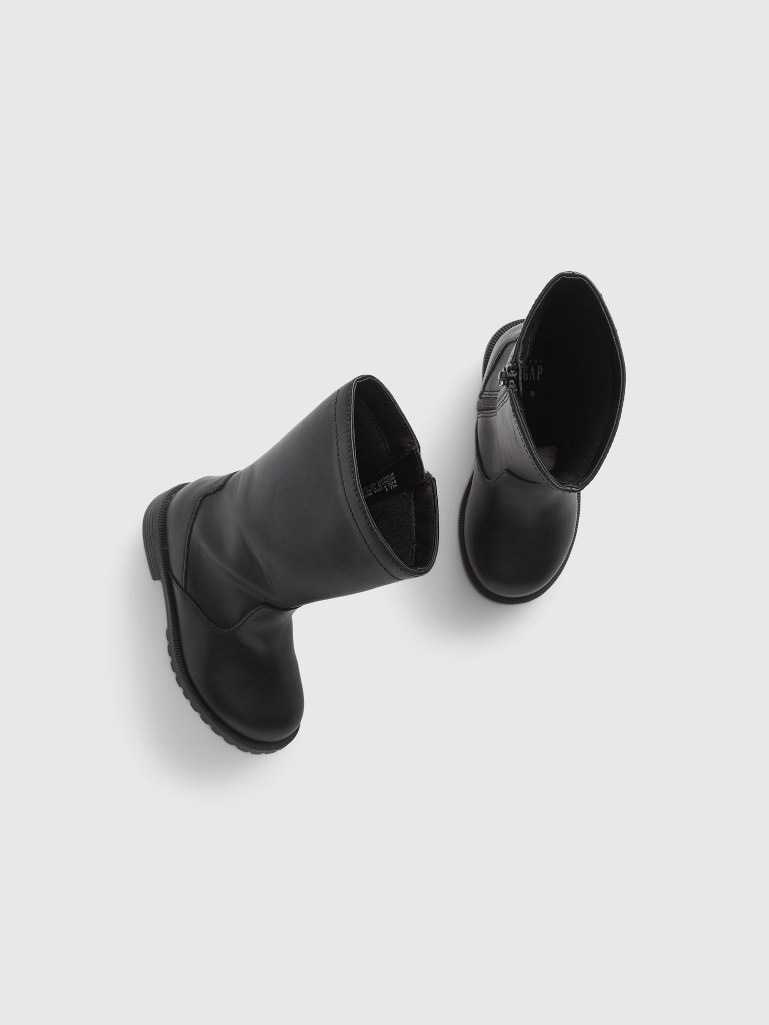 Gap Babies' Toddler Tall Leatherette Boots In Black