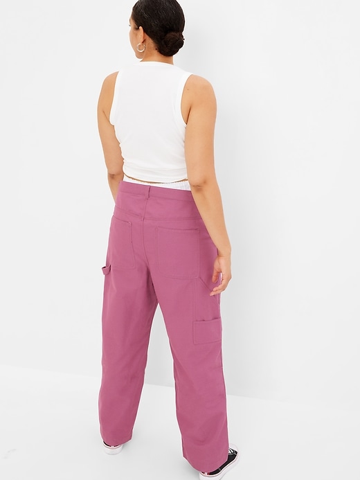 Image number 5 showing, High Rise '90s Loose Carpenter Pants with Washwell