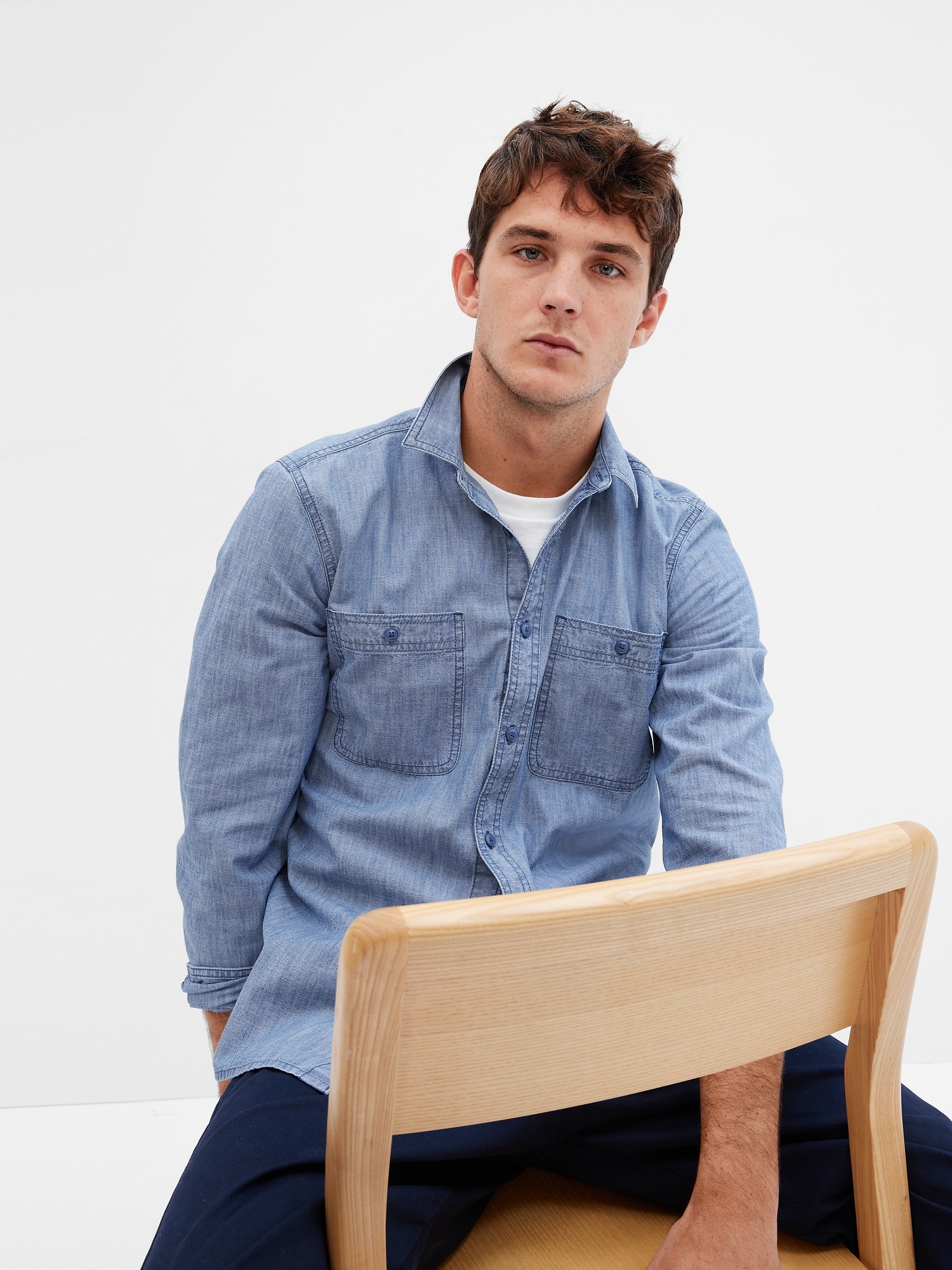 Gap Chambray Shirt