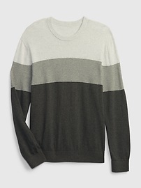 Mainstay Colorblock Crewneck Sweater