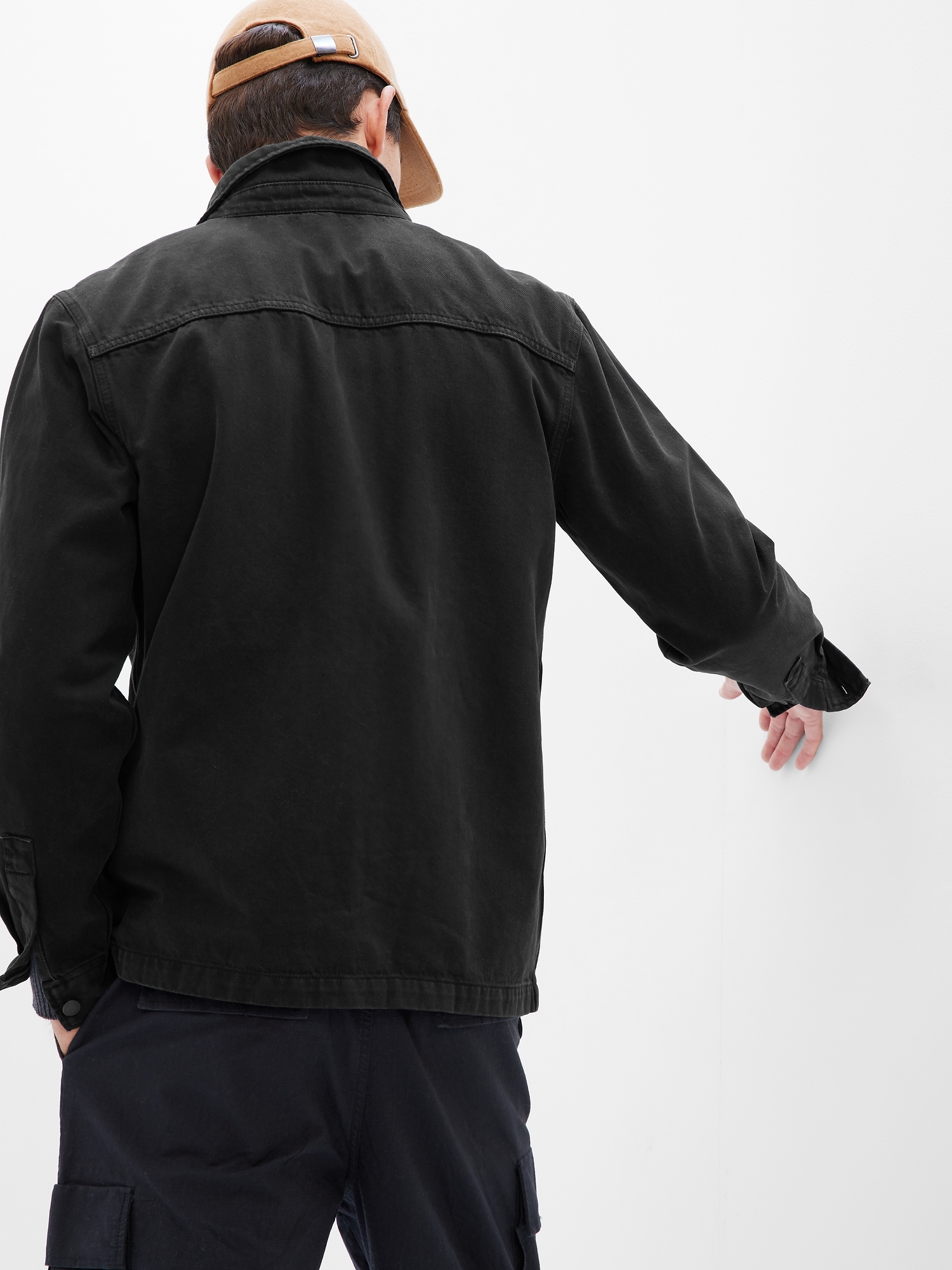 Denim Utility Overshirt | Gap