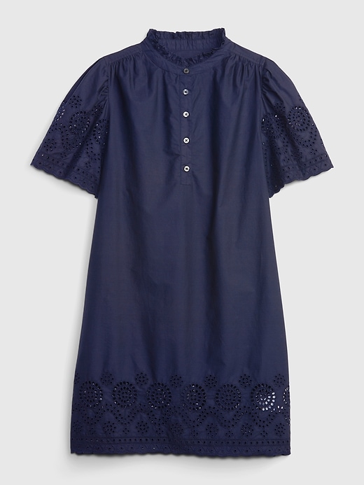Eyelet Popover Mini Dress | Gap Eyelet Popover Mini Dress | Gap