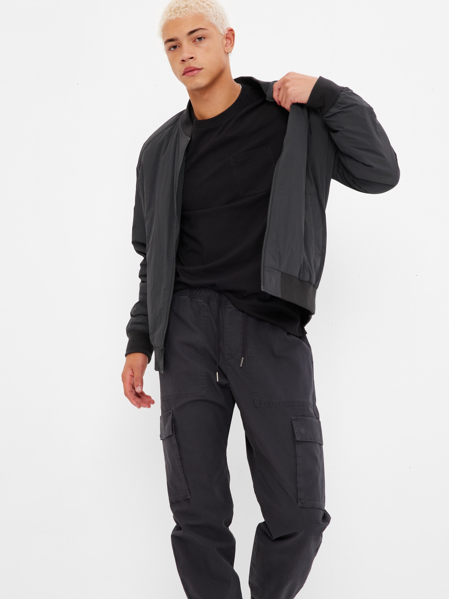 Gap bomber jacket best sale mens