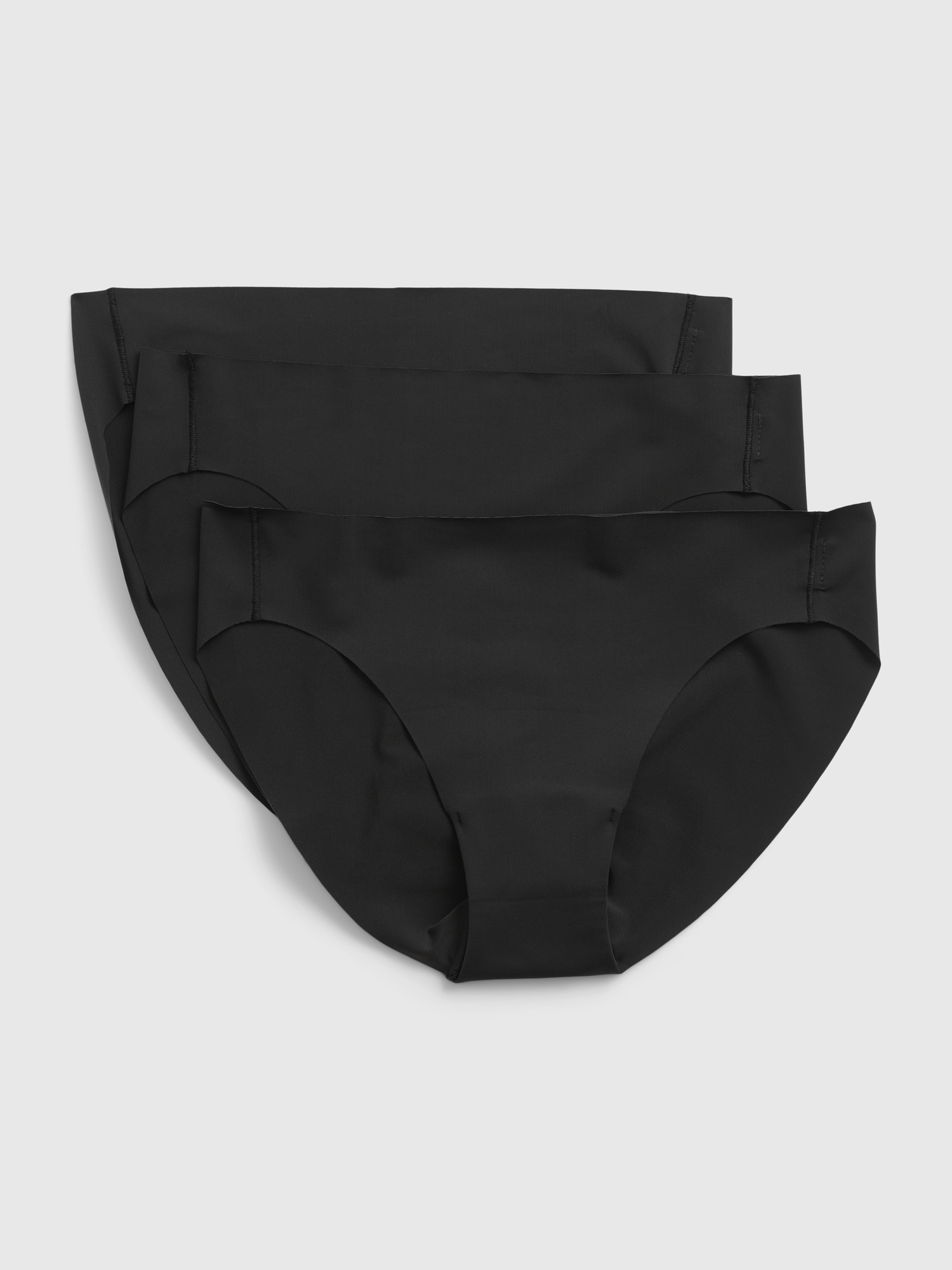 Gap No-Show Bikini (3-Pack) black. 1