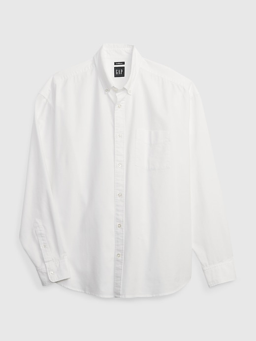 Image number 4 showing, Oxford Big Shirt with In-Conversion Cotton
