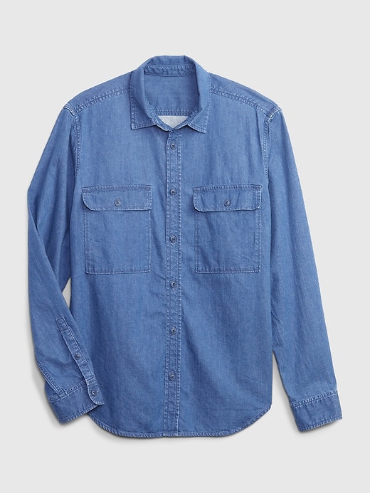 Image number 5 showing, Denim Shirt with Washwell