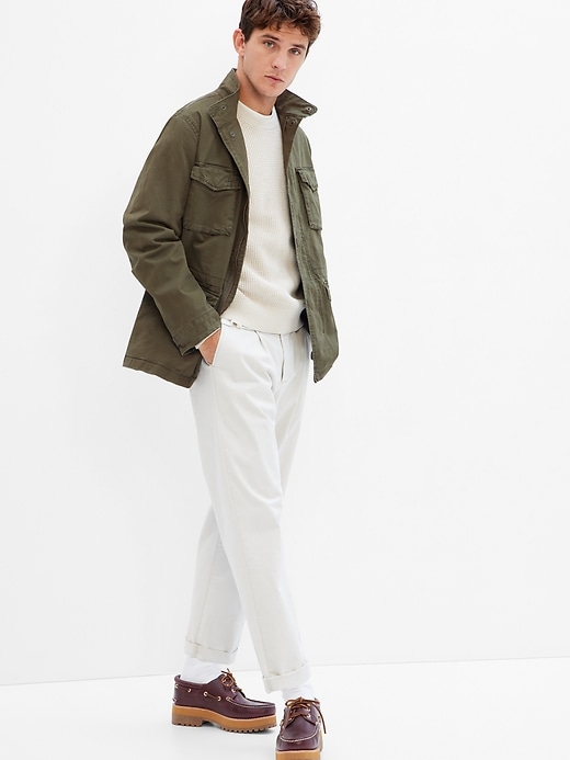 1 of 8 showing, with the color OLIVE GREEN of product Utility Jacket
