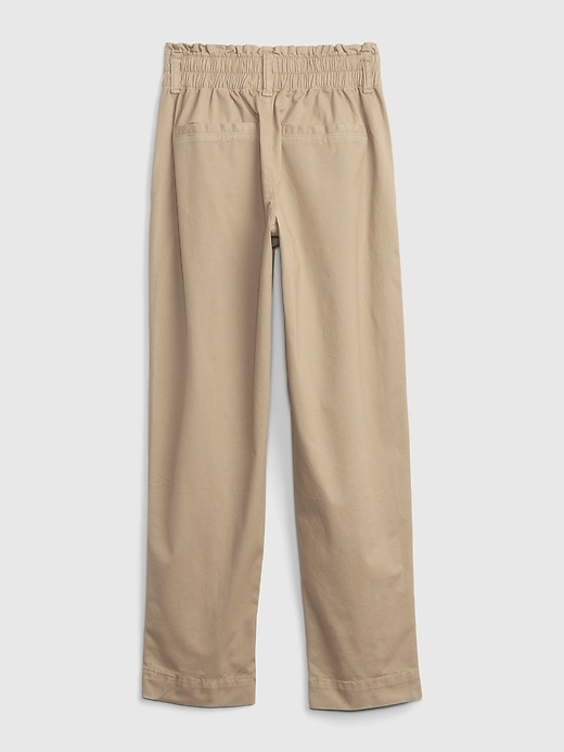 2 of 8 showing, with the color khaki of product Kids Smocked Khakis