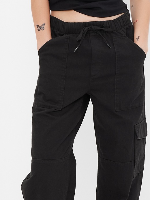 Image number 3 showing, Pull-On Tapered Utility Pants with Washwell