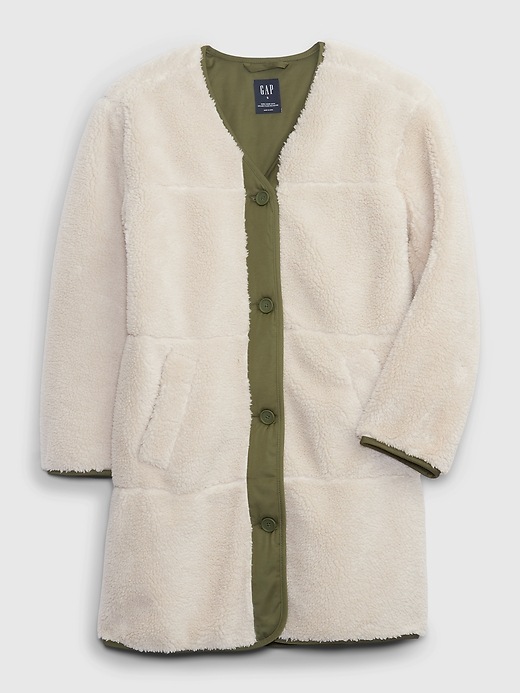 Mixed-Media Sherpa Jacket Gap