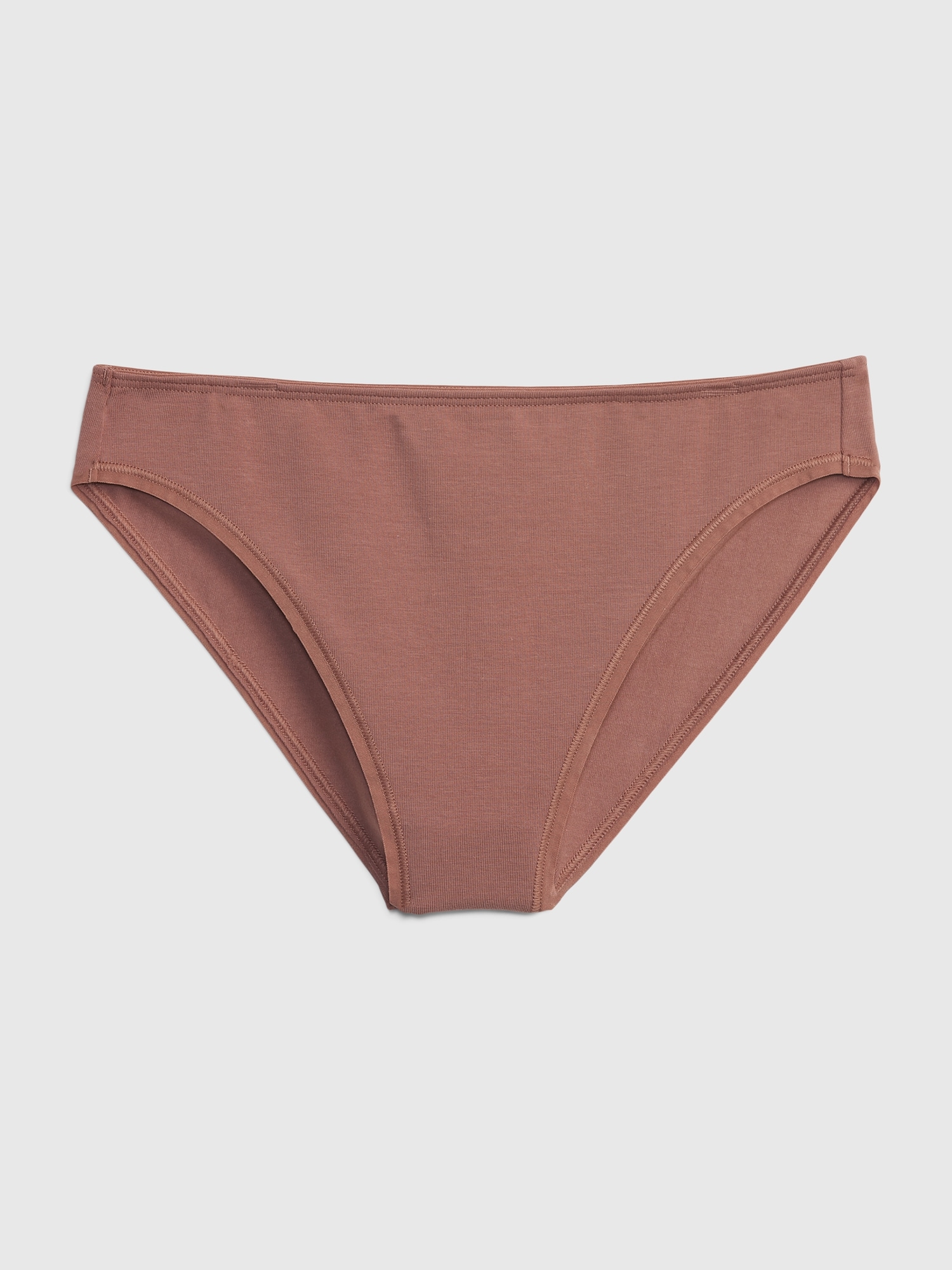 Stretch Cotton High Leg Brief