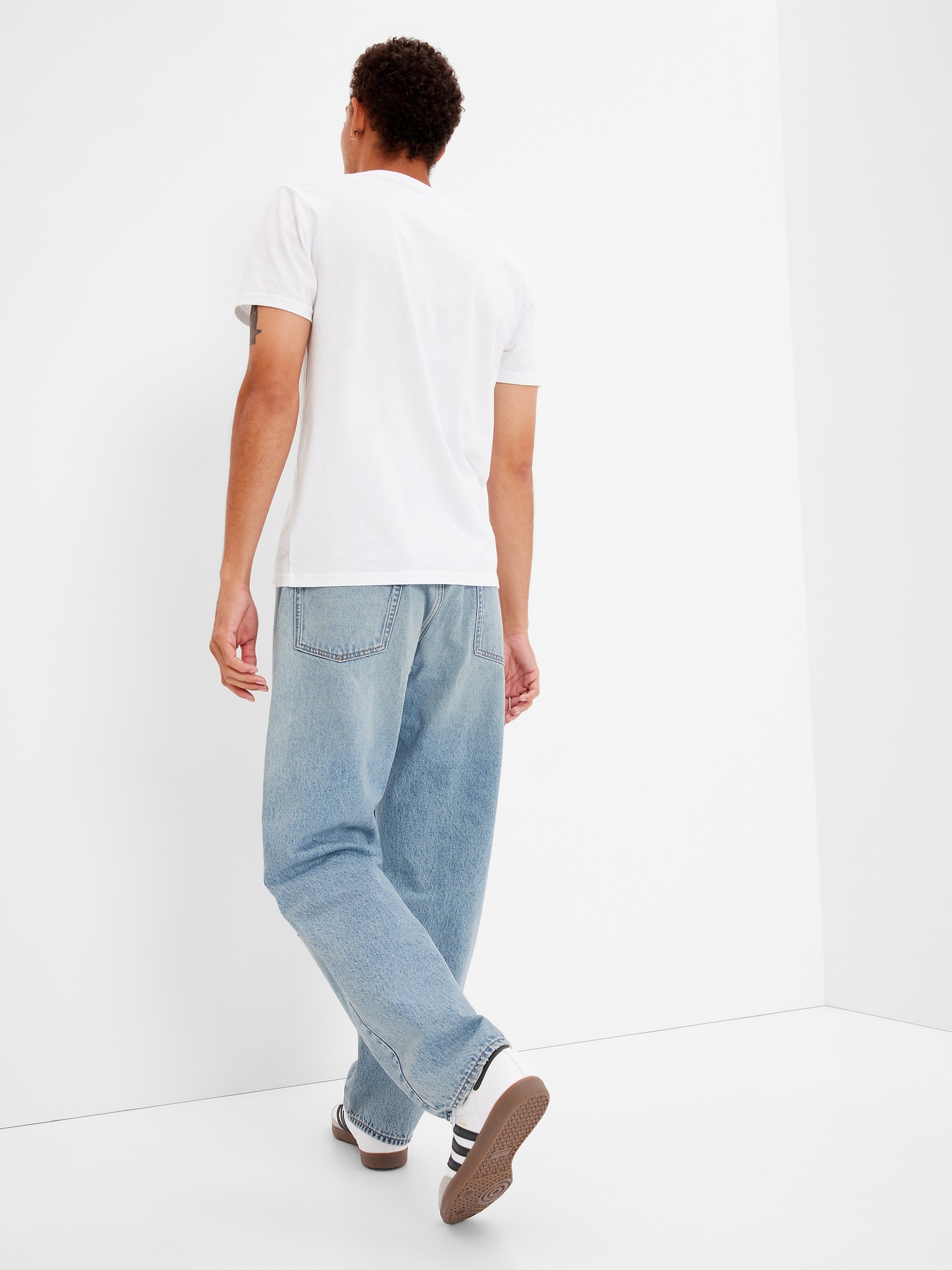 Мужские джинсы Gap Baggy Jeans with Washwell — фото 2