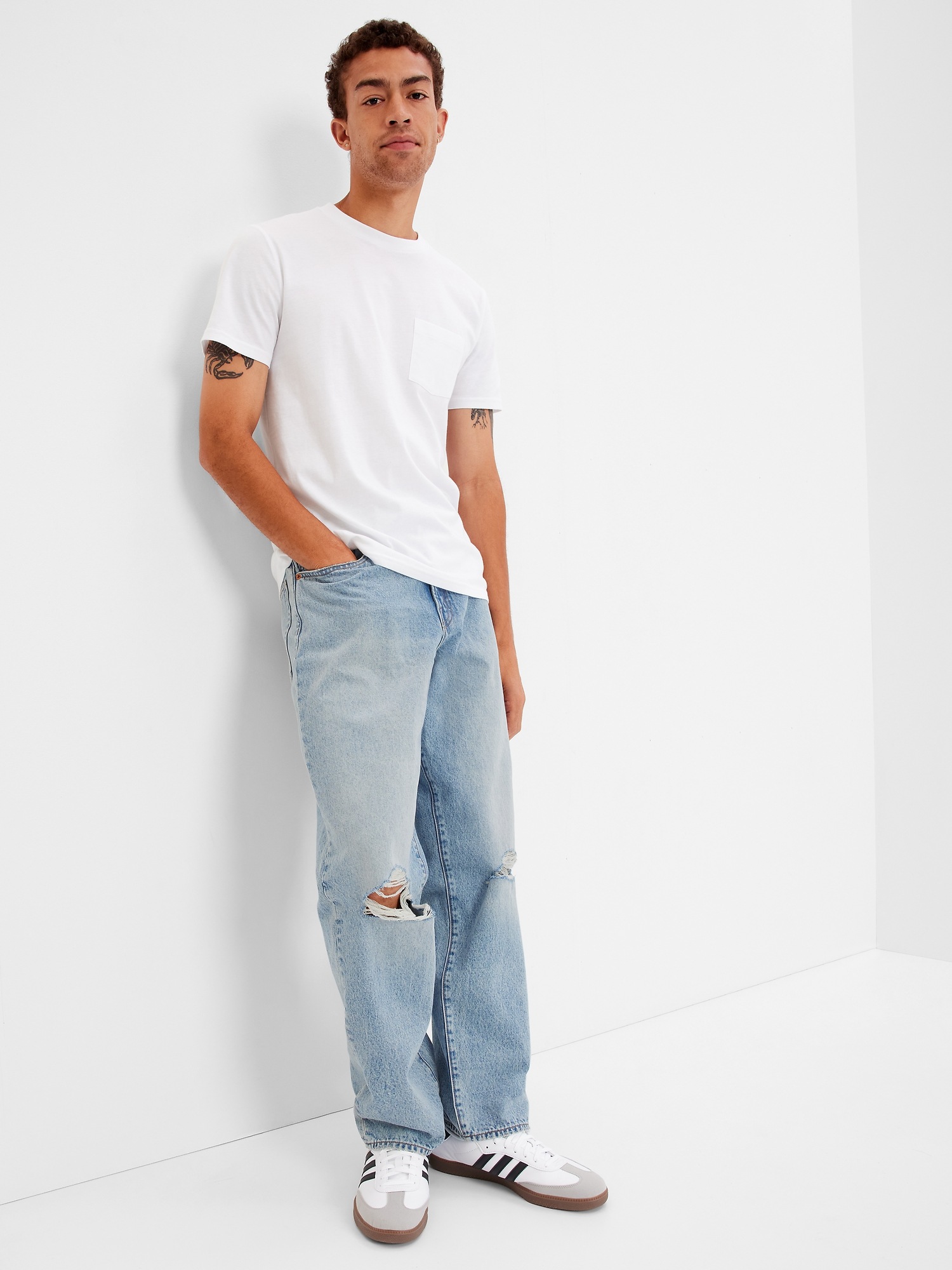 Мужские джинсы Gap Baggy Jeans with Washwell