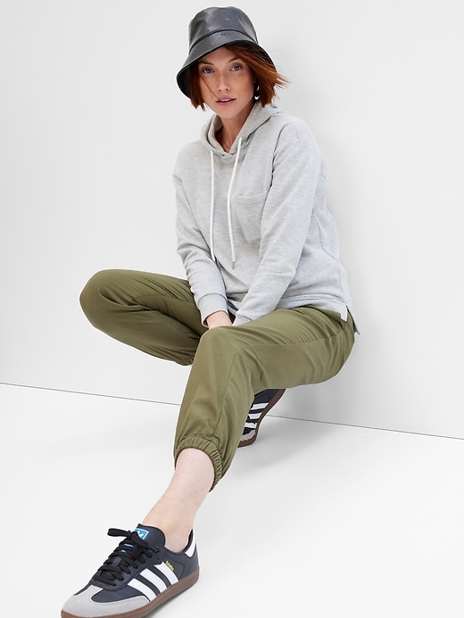 Image number 4 showing, Maternity TENCEL&#153 Full Panel Utility Joggers