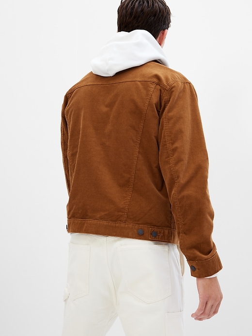 2 of 8 showing, with the color BRIGHT BROWN of product Classic Icon Corduroy Jacket