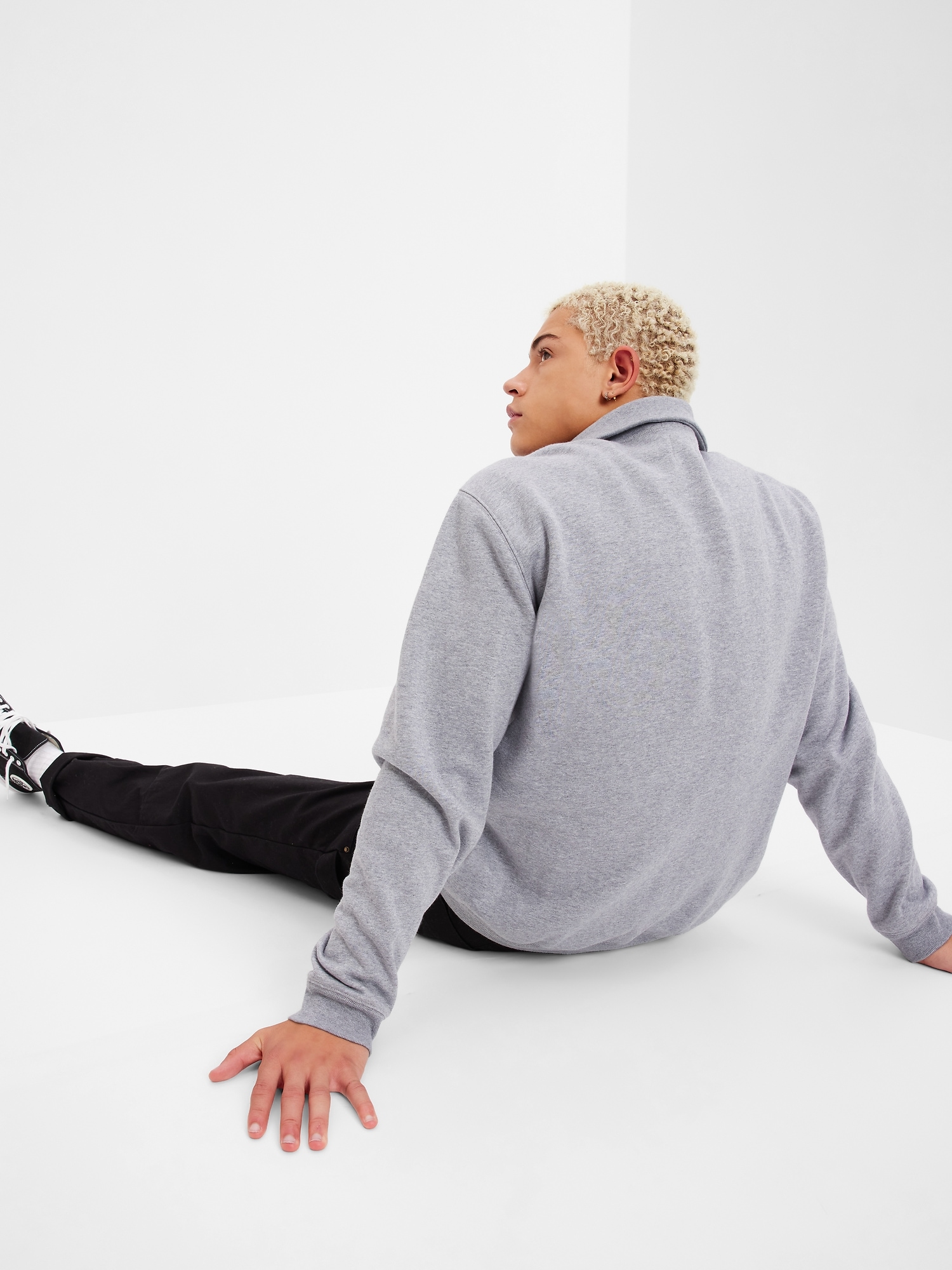 Gap × Streetwear × Vintage 90s GAP ATHLETICS QUARTER ZIP