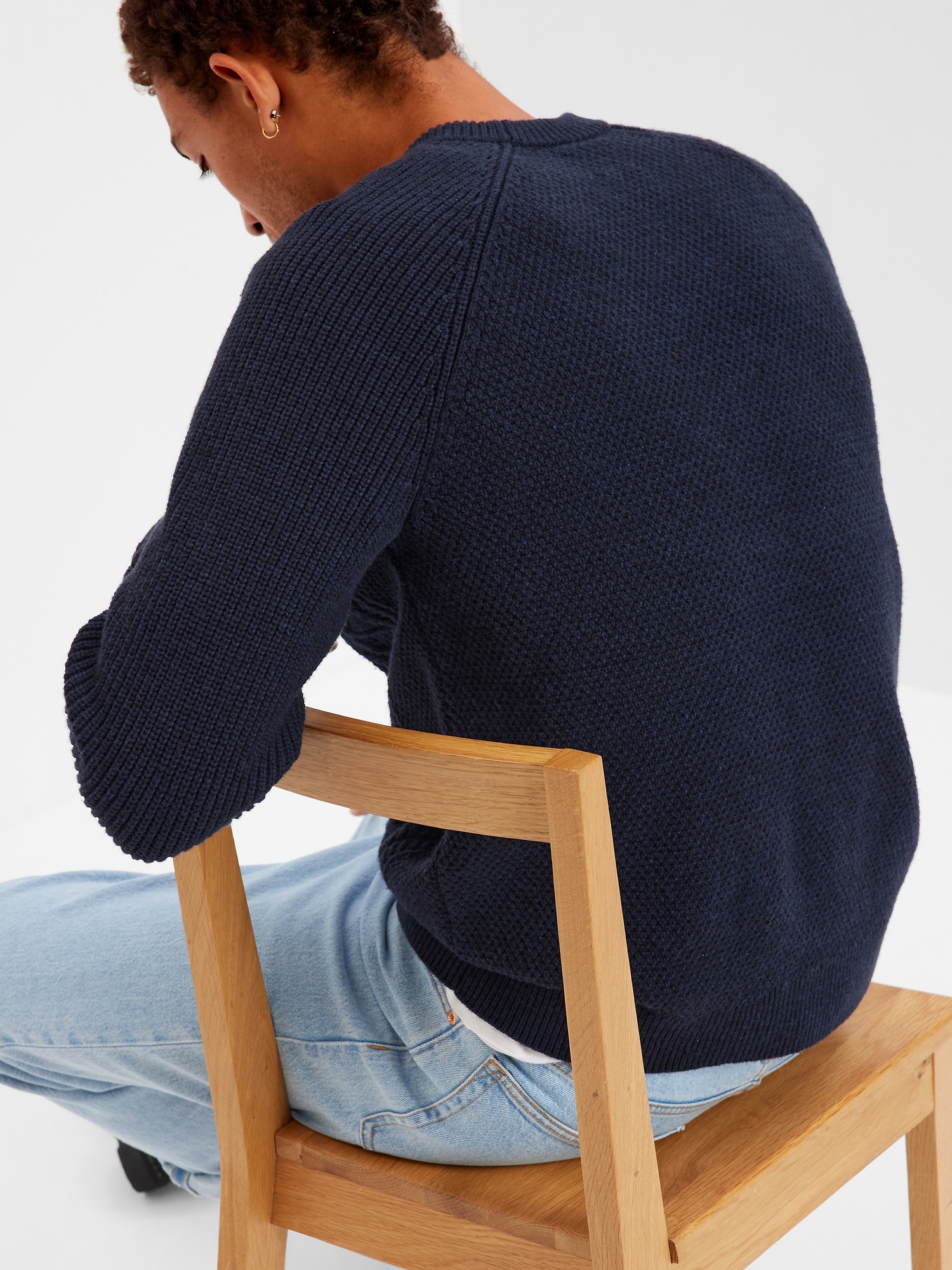 CableKnit Crewneck Sweater Gap