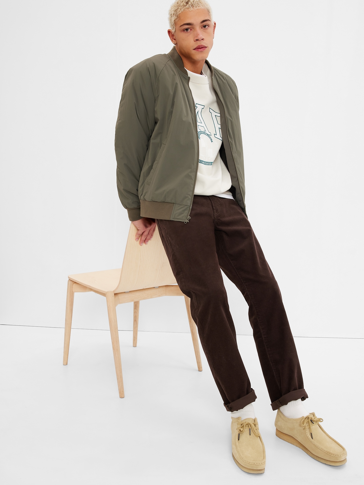 90s Original Straight Fit Corduroy Pants with Washwell | Gap