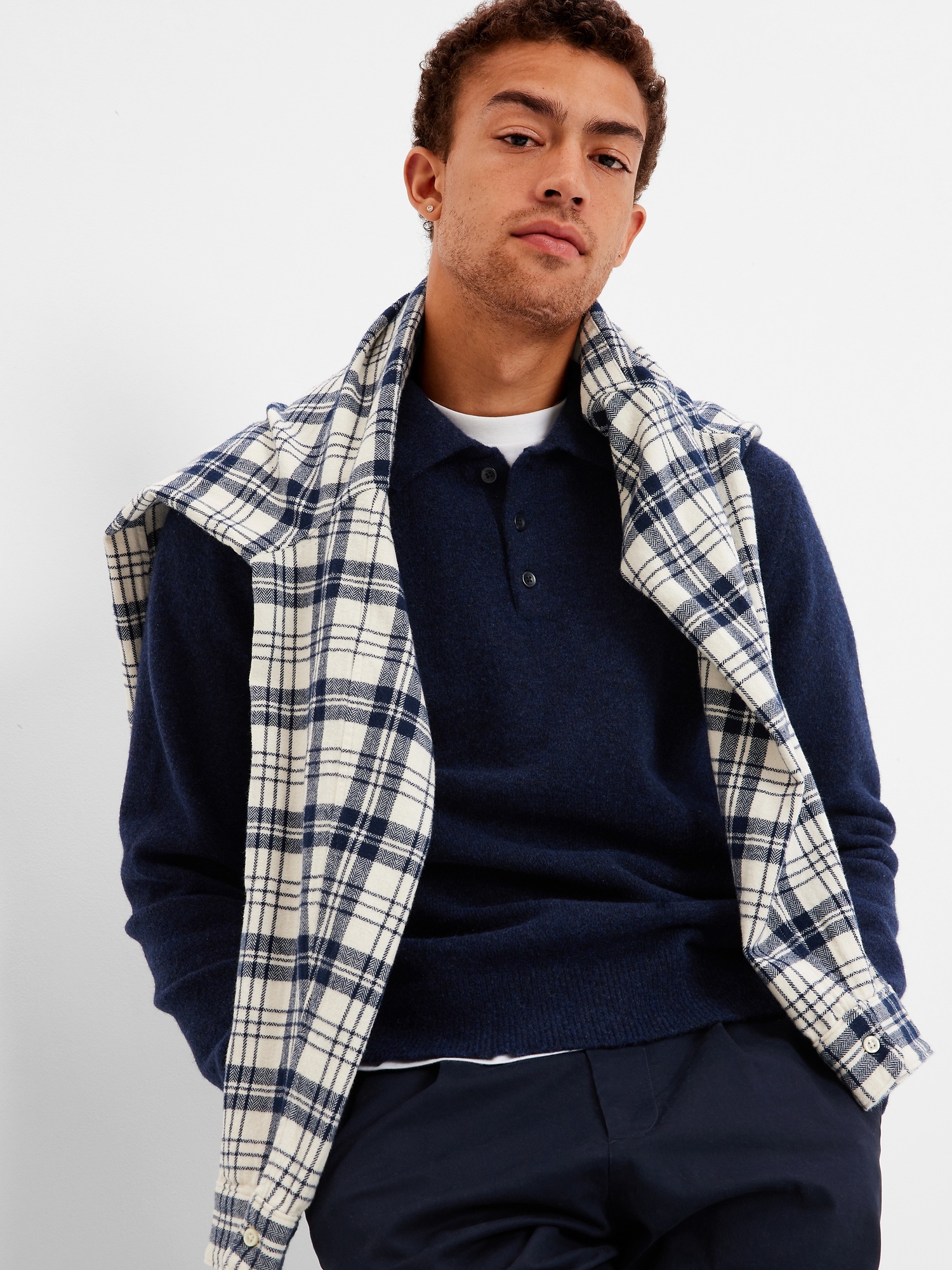 Recycled Polo Sweater | Gap