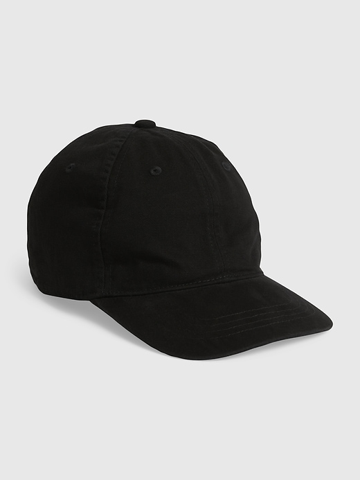1 of 8 showing, with the color true black of product Kids Baseball Hat