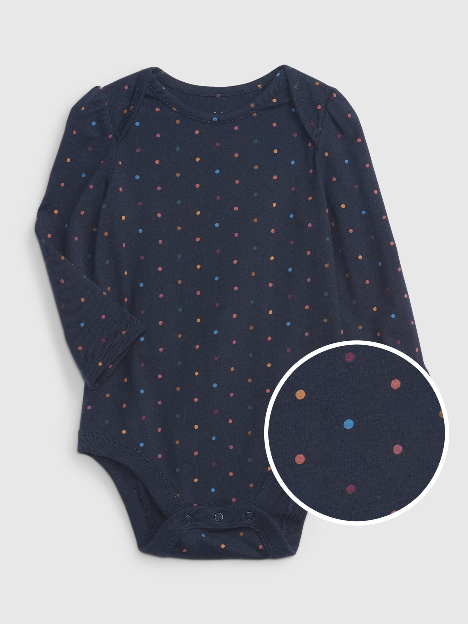 Gap Baby 100% Organic Cotton Mix and Match Printed Bodysuit blue. 1