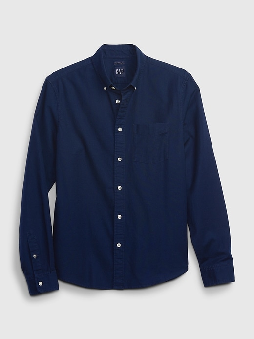 Image number 10 showing, Classic Oxford Shirt in Untucked Fit