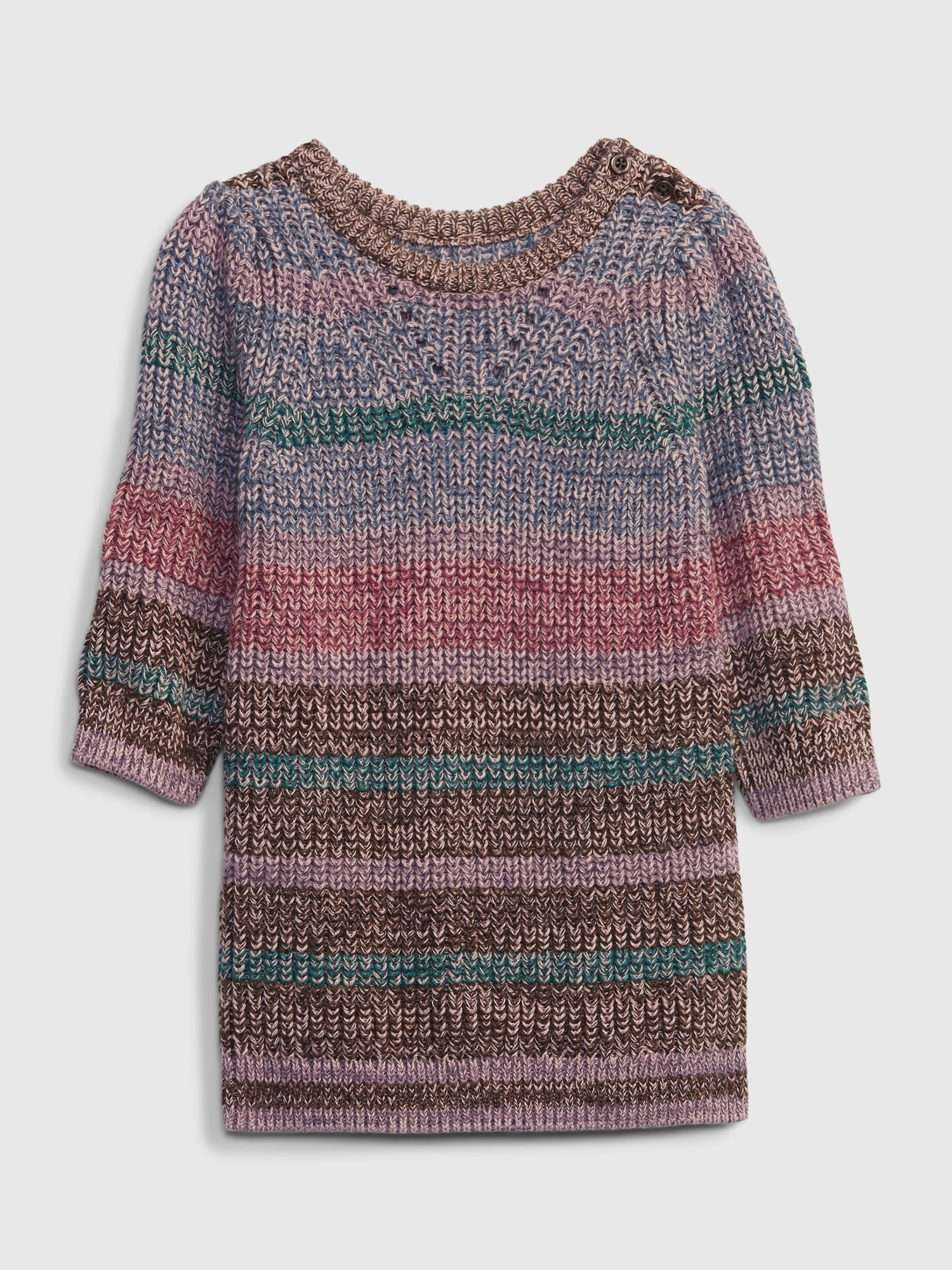 Baby ShakerStitch Sweater Dress Gap