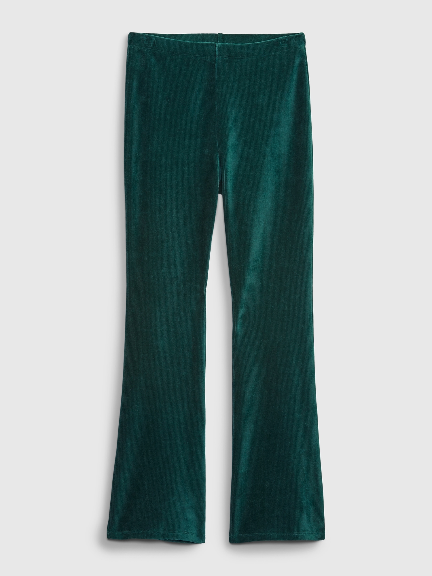 Kids Rib Velour Flare Leggings Gap