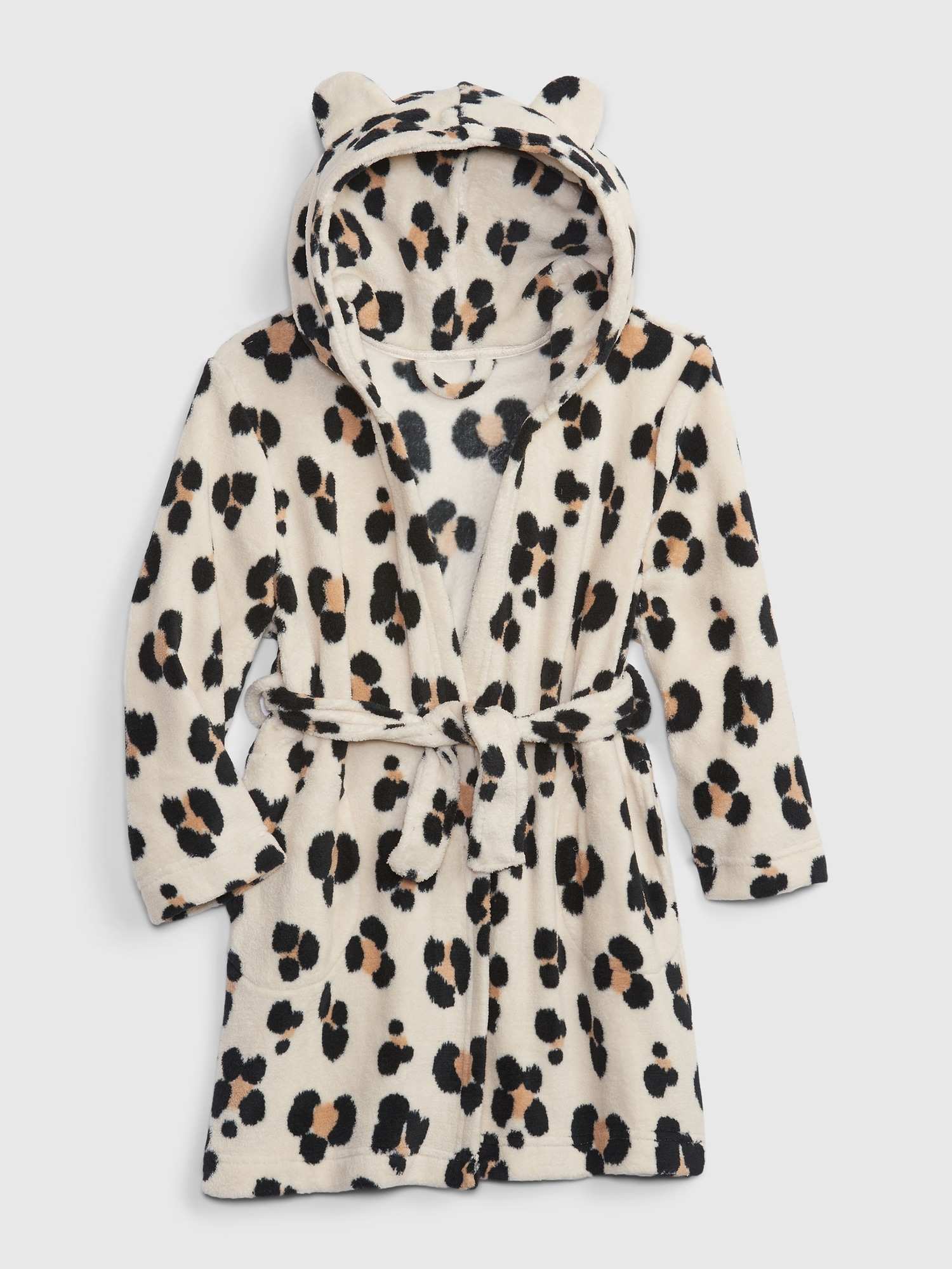 Cheetah robe outlet with hood