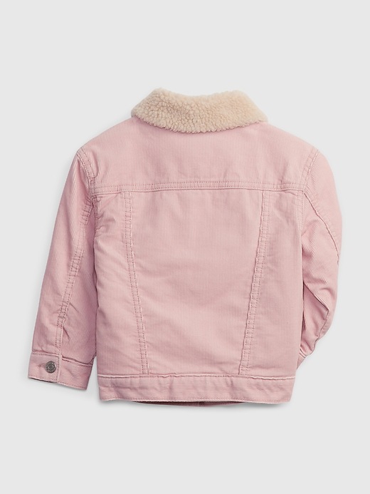 Toddler Sherpa-Lined Corduroy Jacket with Washwell