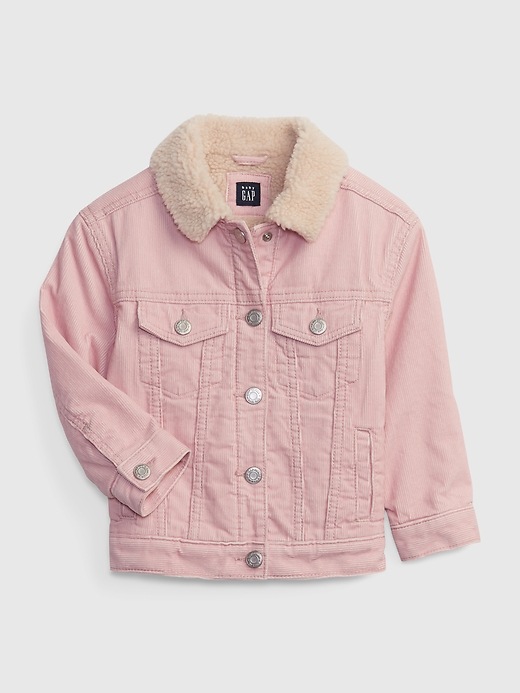 Toddler Sherpa-Lined Corduroy Jacket with Washwell