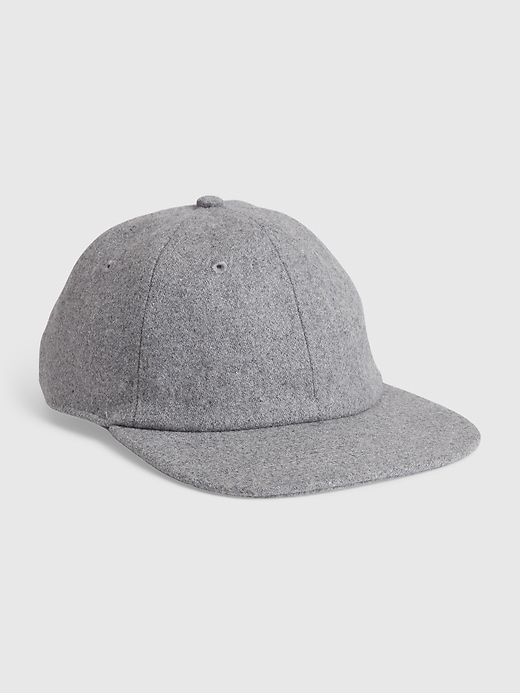 1 of 8 showing, with the color light heather grey of product Wool-Blend Baseball Hat