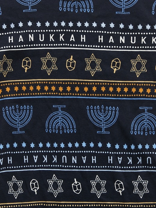 Image number 2 showing, babyGap 100% Organic Cotton Hanukkah PJ Set