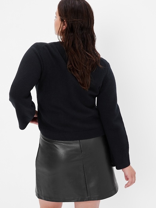 Women's Faux-Leather Mini Skirt by Gap Black Size 8