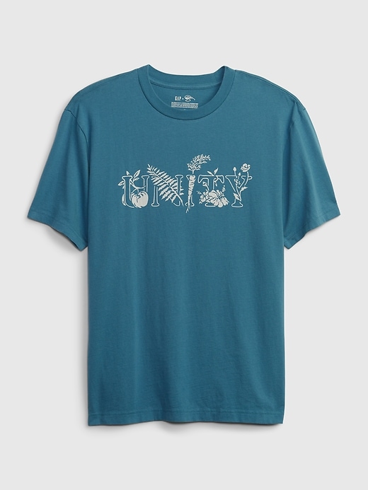 Gap &#215 Ron Finley Adult 100% Organic Cotton Graphic T-Shirt