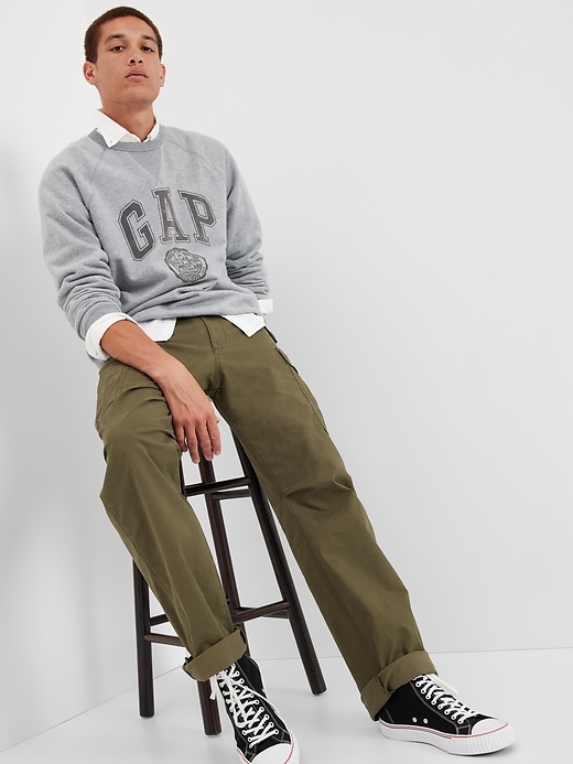 Image number 1 showing, Relaxed Utility Cargo Pants in GapFlex with Washwell