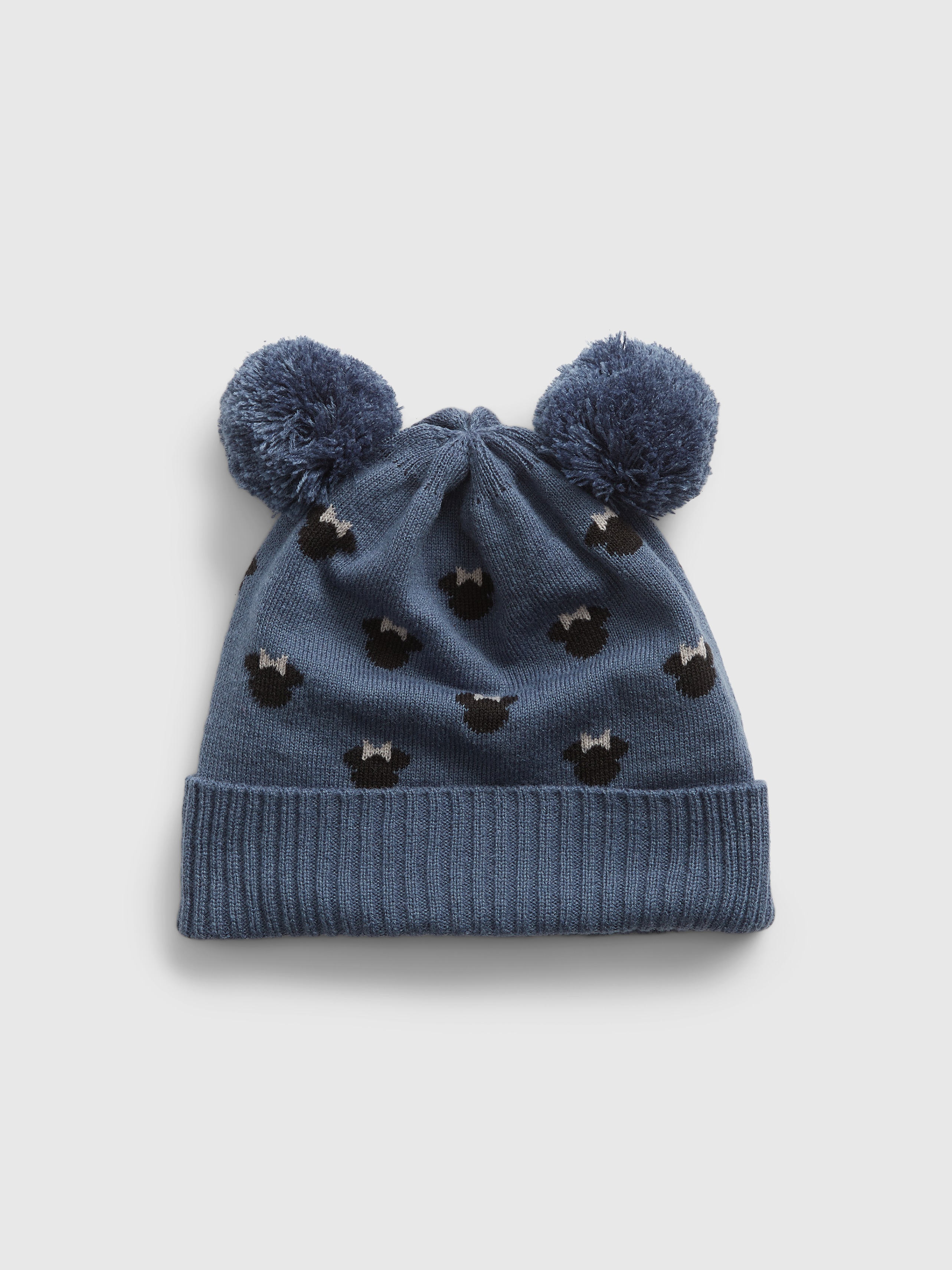 minnie pom pom beanie