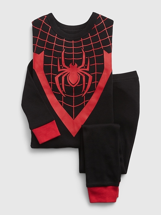 Image number 1 showing, babyGap &#124 Marvel 100% Organic Cotton Spiderman PJ Set