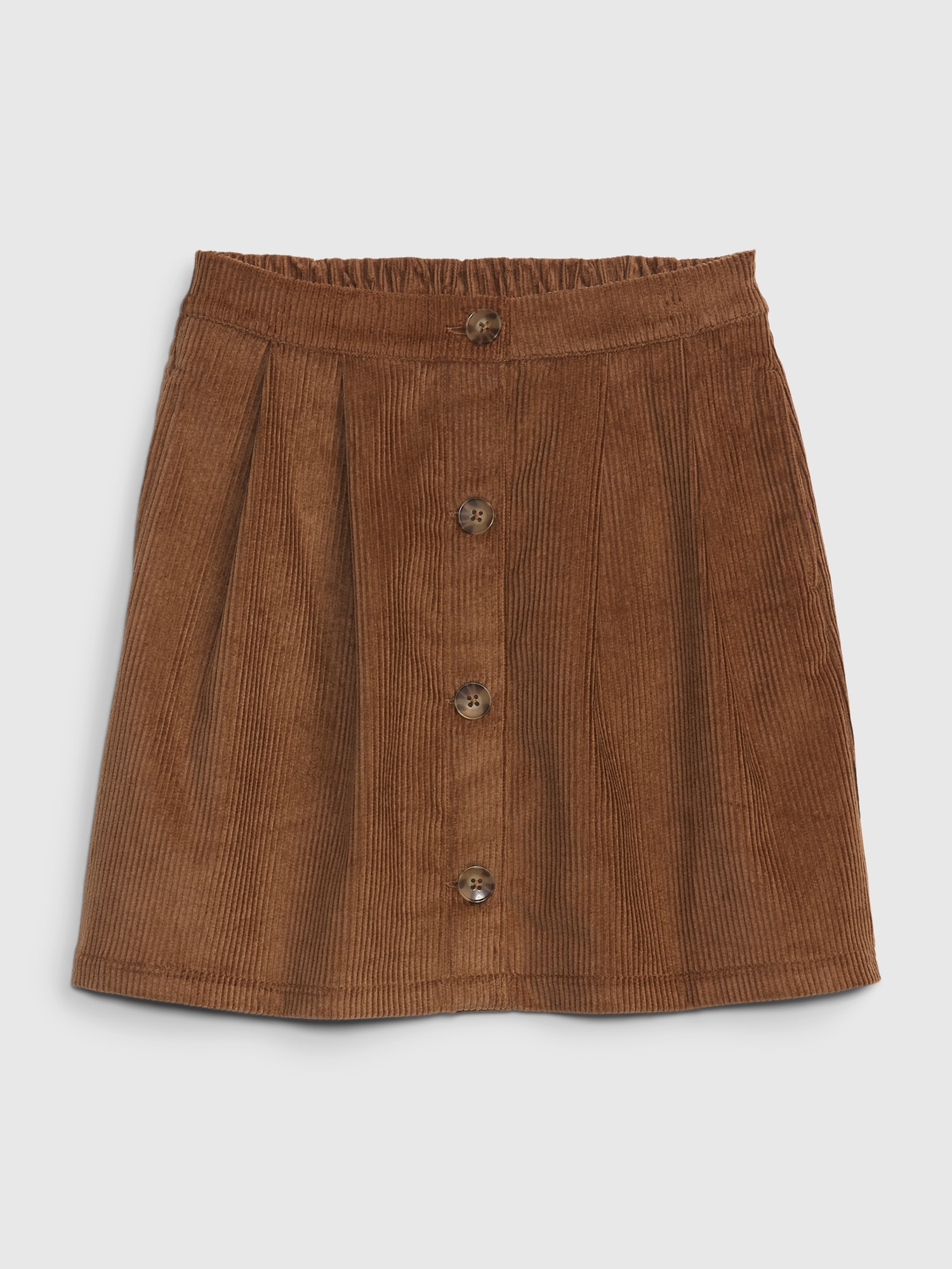 Brown corduroy skirt youth outlet