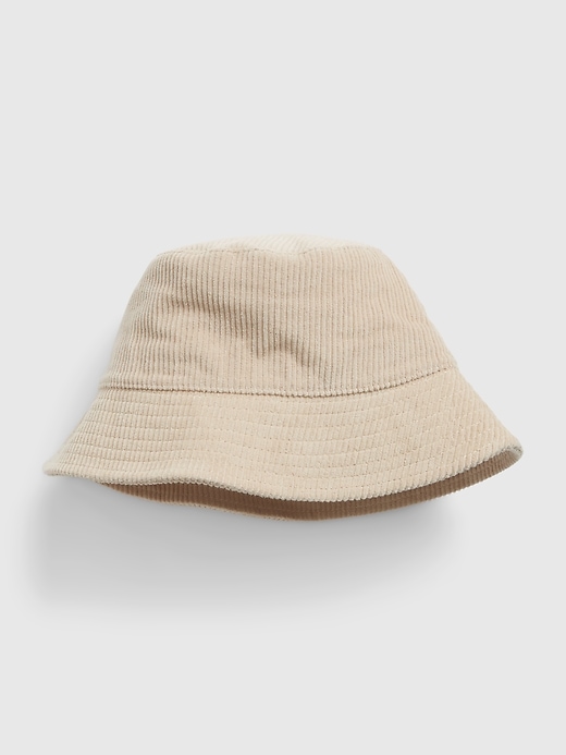 ? Gap Corduroy Cotton Bucket Hat Cream Beige Jersey Corduroy Bucket Cloth Hat main image 3