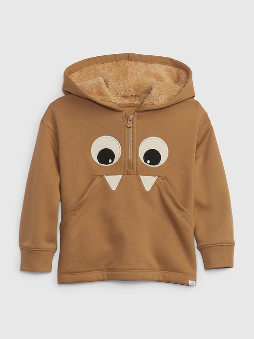 Toddler Sherpa Lined Monster Hoodie