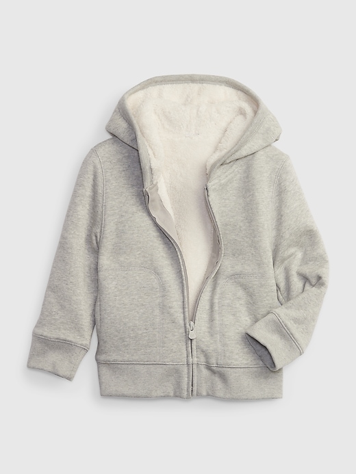 View large product image 1 of 1. Toddler Cozy Fleece-Lined Hoodie