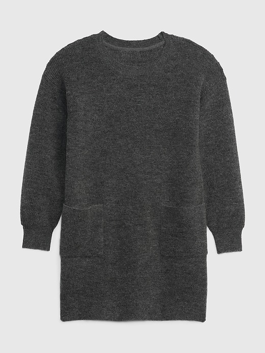 View large product image 1 of 1. Kids Rib Sweater Dress