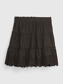 Teen 100% Organic Cotton Eyelet Skirt