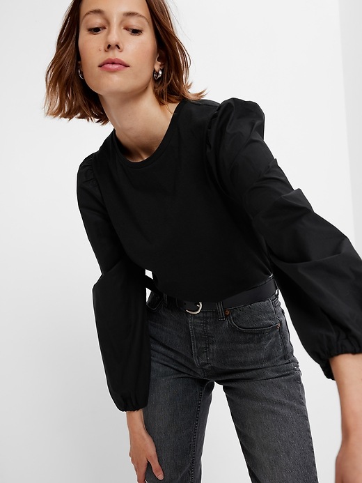 Image number 3 showing, Puff Sleeve Top